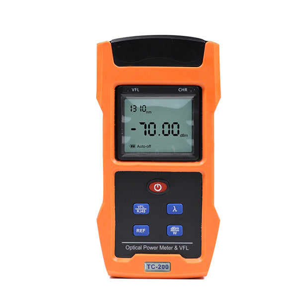 Optical power meter & VFL TC-200 - opticfibertool.com