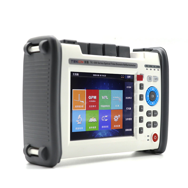 OTDR TEKCN TC-300 1310/1550nm 28/26dB SM OTDR with power meter and VFL - COMWAY TECHNOLOGY