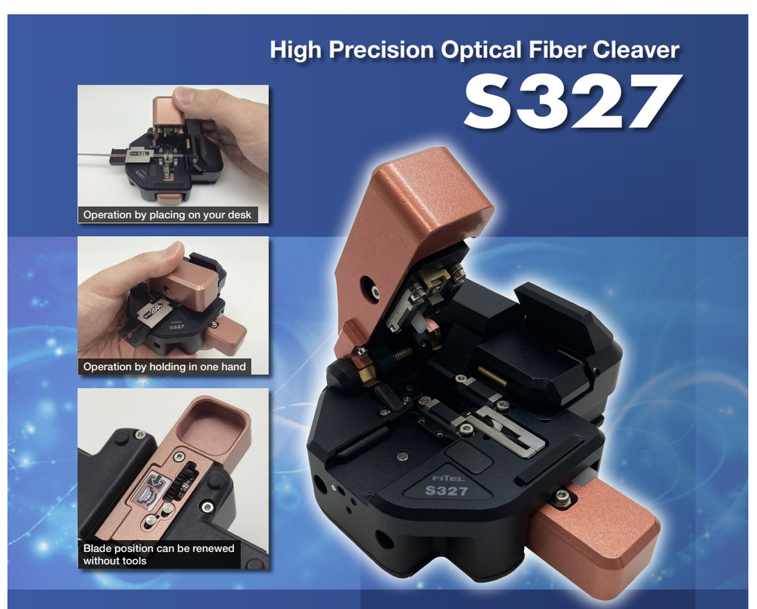 What is the difference between the FITEL S326 and S327A fiber cleaver?