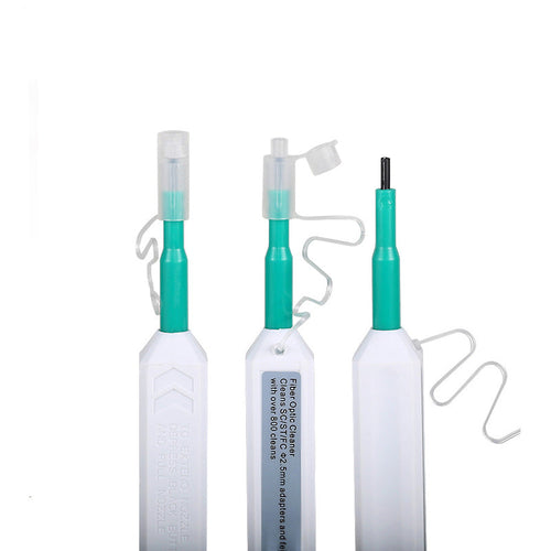 2.5mm Pen Type Fiber Optic Cleaner One Click Cleaner Fiber Optic Cleaning Tool - COMWAY TECHNOLOGY