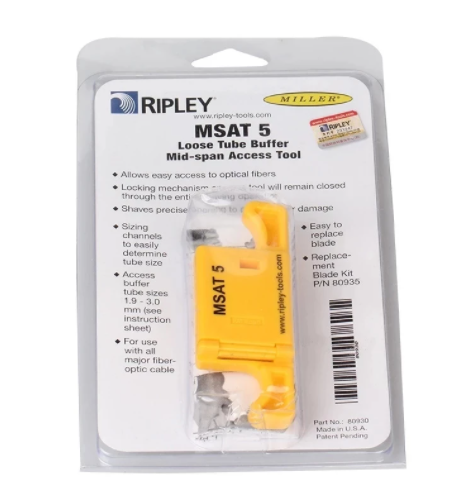 C MSAT 5 Loose Buffer Tube Stripper 80930/ Mid-Span Access Tool 0.9mm to 3.0mm Fiber Optical Stripper - fusion splicer,splicing machine,otdr,fiber tool kits-TEKCN fusion splicer