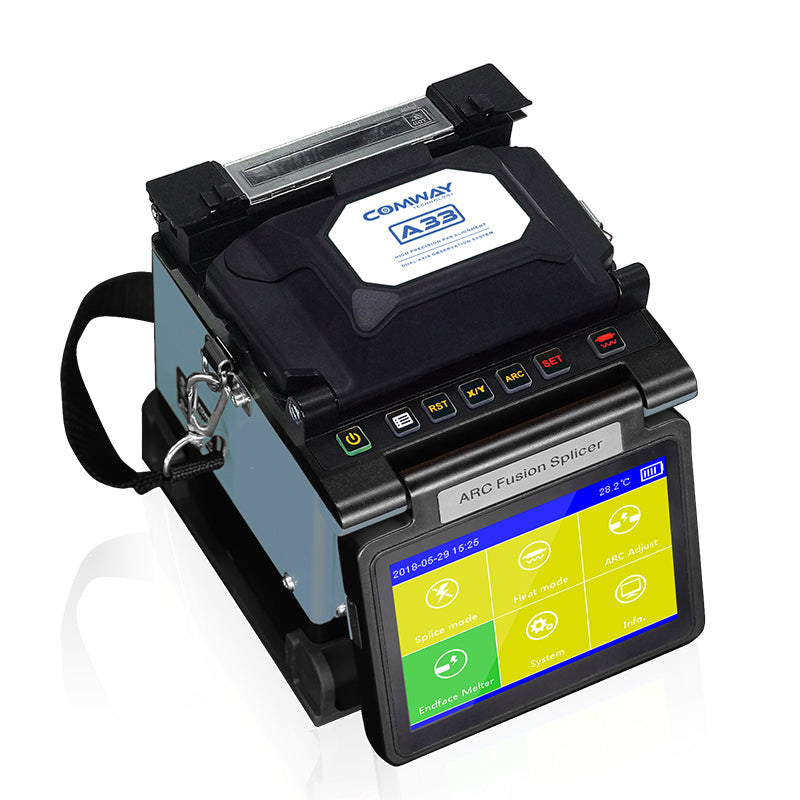 COMWAY A33 Fusion Splicer | FTTH Fiber Optic Welding & Splicing Machine