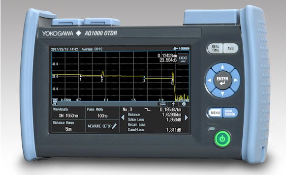 YOKOGAWA OTDR AQ1000 1310/1550nm 32/30dB AQ1000 Optical Time Domain Reflectometer - fusion splicer,splicing machine,otdr,fiber tool kits-TEKCN fusion splicer
