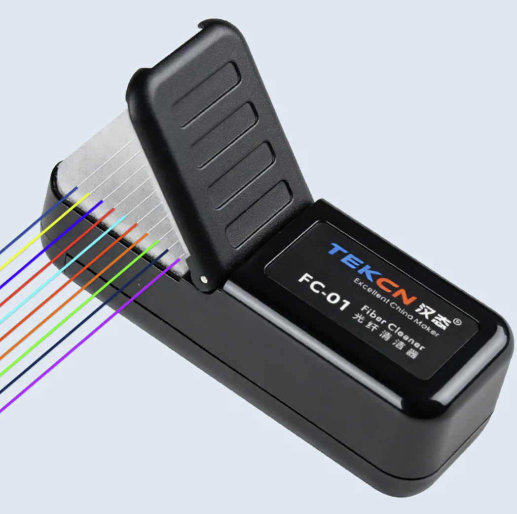 TEKCN FC-01 Fiber Cleaner for Fiber cleaning Fiber Optic Wiping Clip