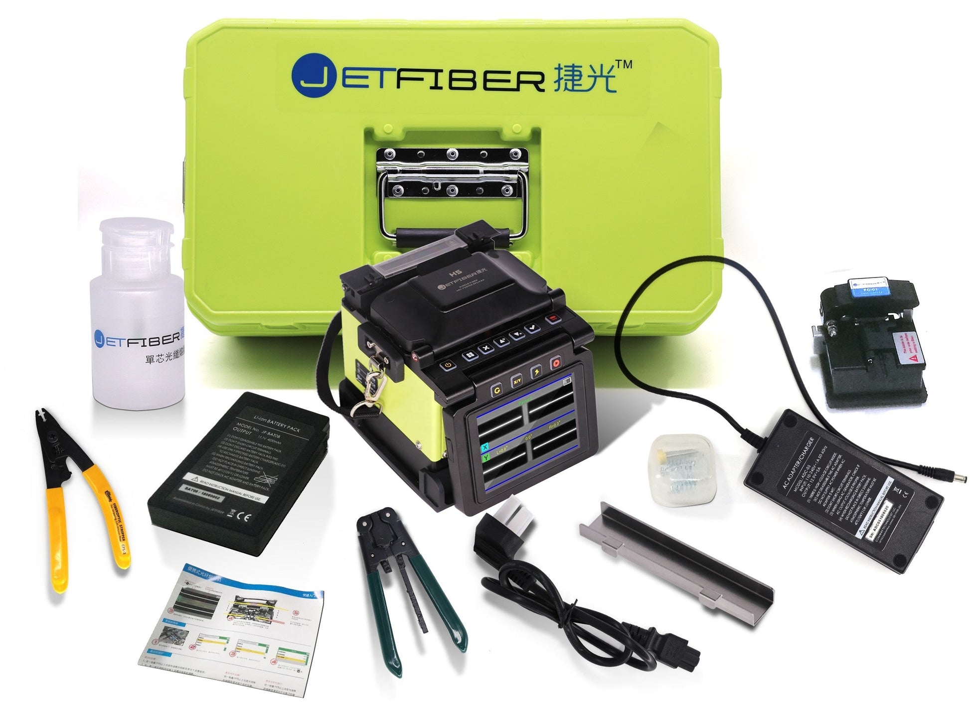 Optical fibre splicing JETFIBER H5 Core to core fusion splicer - fusion splicer,splicing machine,otdr,fiber tool kits-TEKCN fusion splicer