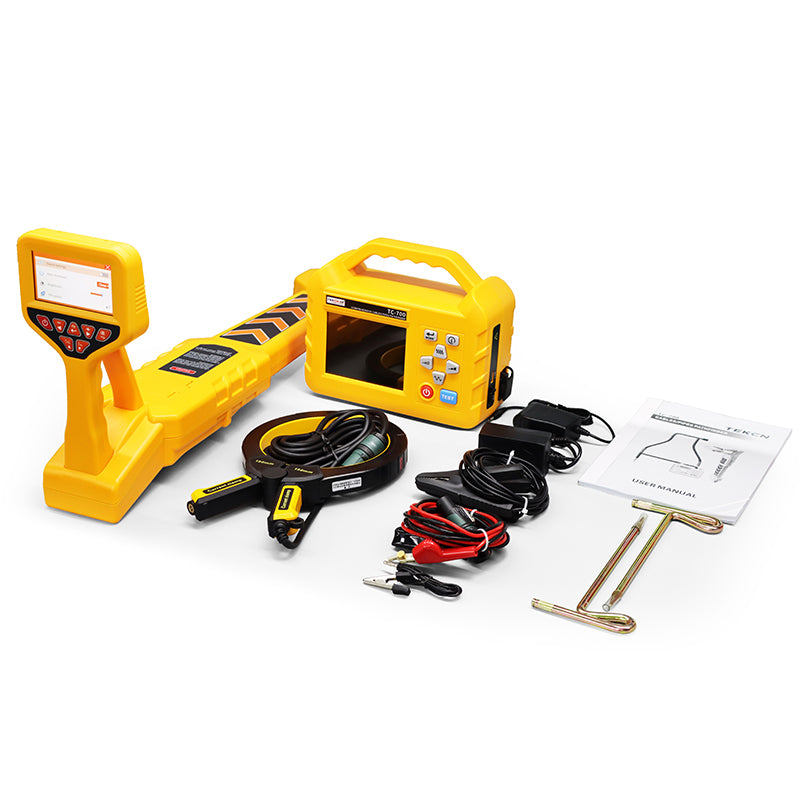 TEKCN TC-700 Cable & Pipe Locator | Underground Pipeline Detector for Fiber & Utility Lines